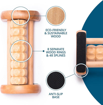 Compact Foot Roller for Plantar Fasciitis Relief | Relaxing Gifts for Mom and Dad - Portable, Small Tool for Deep Tissue Massage and Neuropathy | Travel Size Feet Massager for Relaxation