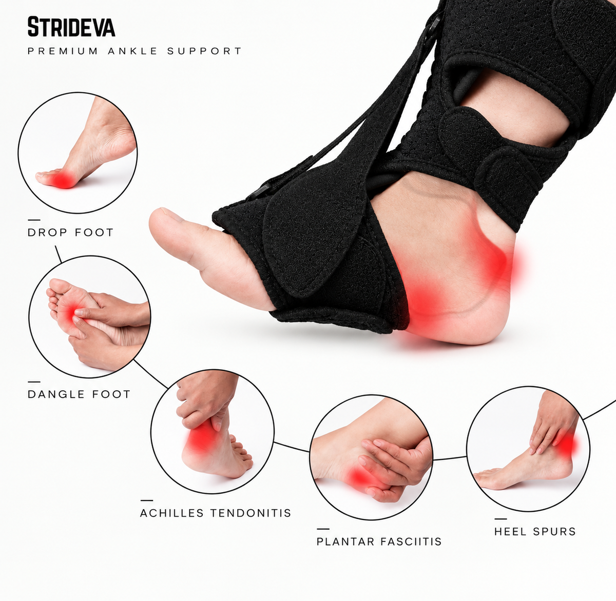 FlexEase™ Night Splint 2.0 — Wake Up Ready to Walk