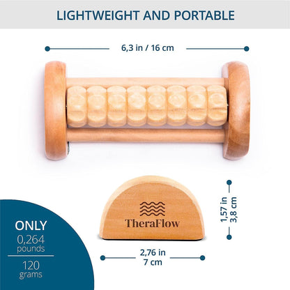Compact Foot Roller for Plantar Fasciitis Relief | Relaxing Gifts for Mom and Dad - Portable, Small Tool for Deep Tissue Massage and Neuropathy | Travel Size Feet Massager for Relaxation