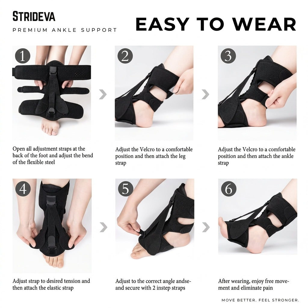 FlexEase™ Night Splint 2.0 — Wake Up Ready to Walk